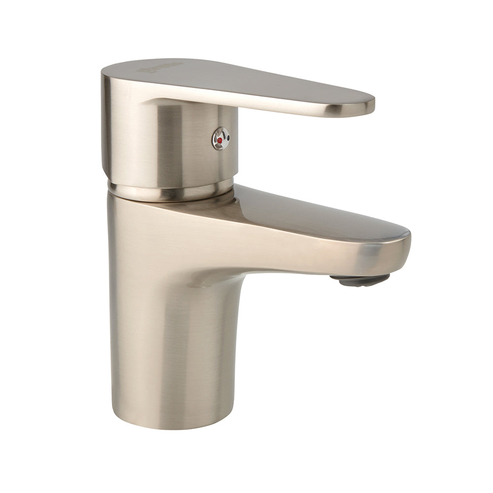 Monomando Lavamanos Dessin Níquel Bruñido