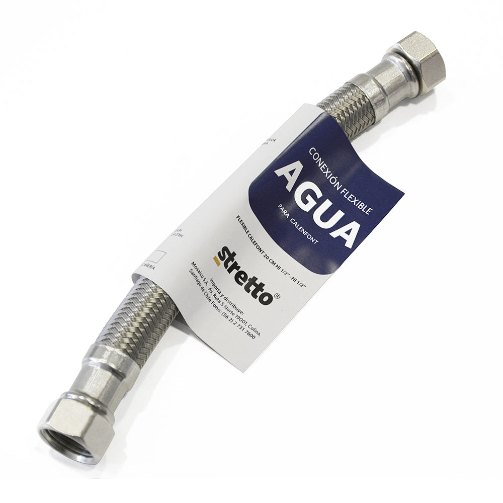 Flexible para Agua Cálefon Hi-He 1/2&quot; 25 cm.