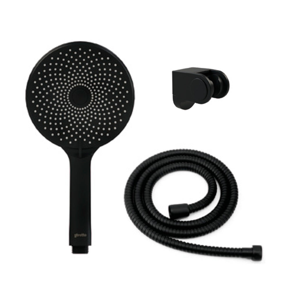 Juego Ducha 3F Stilo Negro Mate