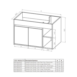 Base de Mueble Lille