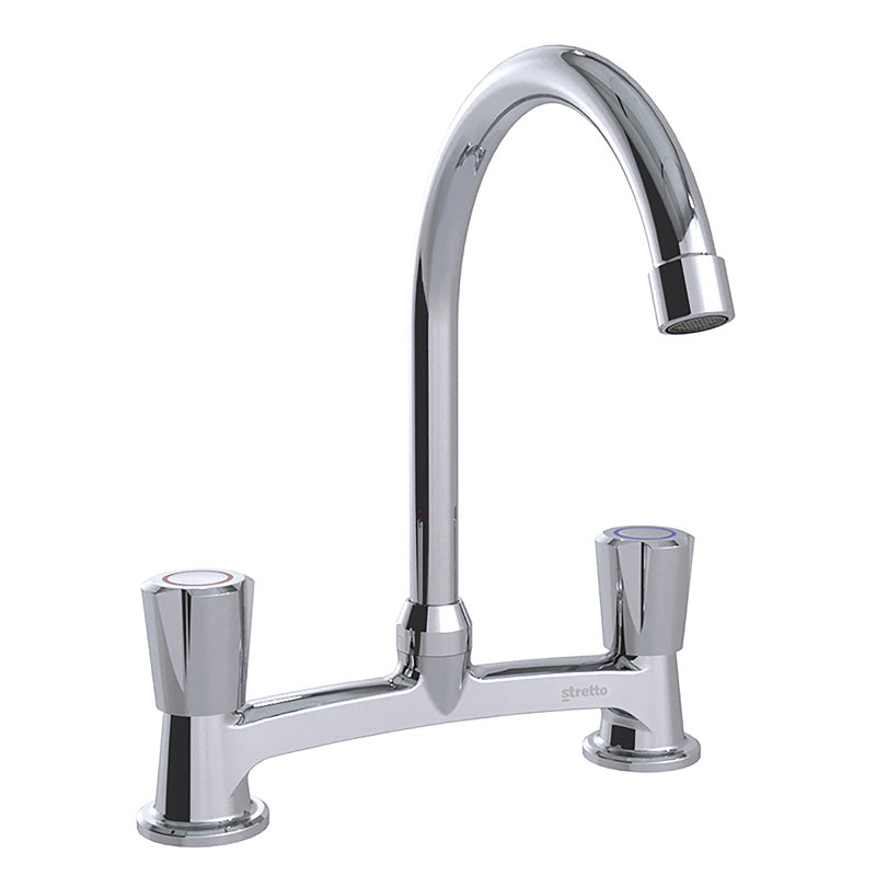 Combinación Lavaplatos 8&quot; Maranello Cromo