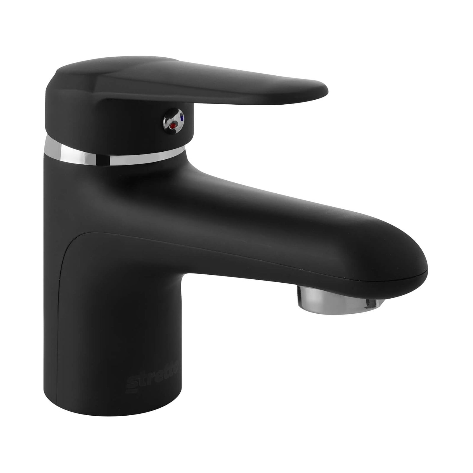 Monomando Lavamanos Pádova Negro Mate