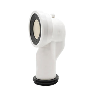 Manguito Adaptador para WC con salida Horizontal - Conexión a Piso 21cm (Vertical)