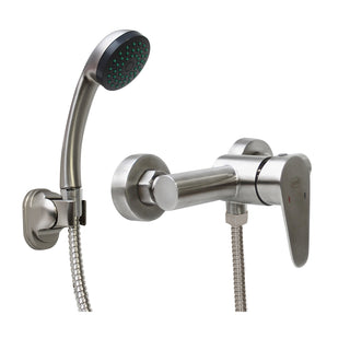 Monomando Ducha Vermont Inox Satinado