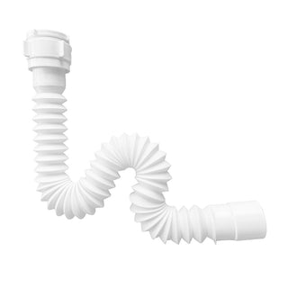 Sifón Flexible Universal 1 1/2" y 1 1/4" con Adaptador y Sujetador