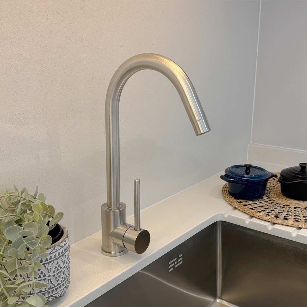 Monomando Lavaplatos Coparo Inox Satinado