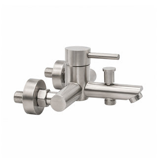 Monomando Tina Ducha Fiorenzo Inox Satinado