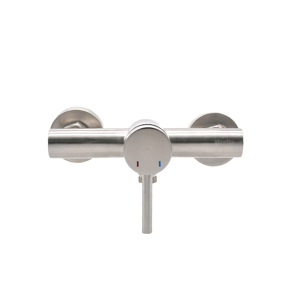 Monomando Ducha Fiorenzo Inox Satinado