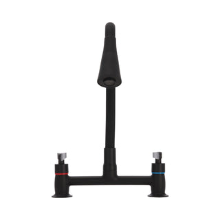 Combinación Lavaplatos Flexible Biletti Flessi Negro Mate
