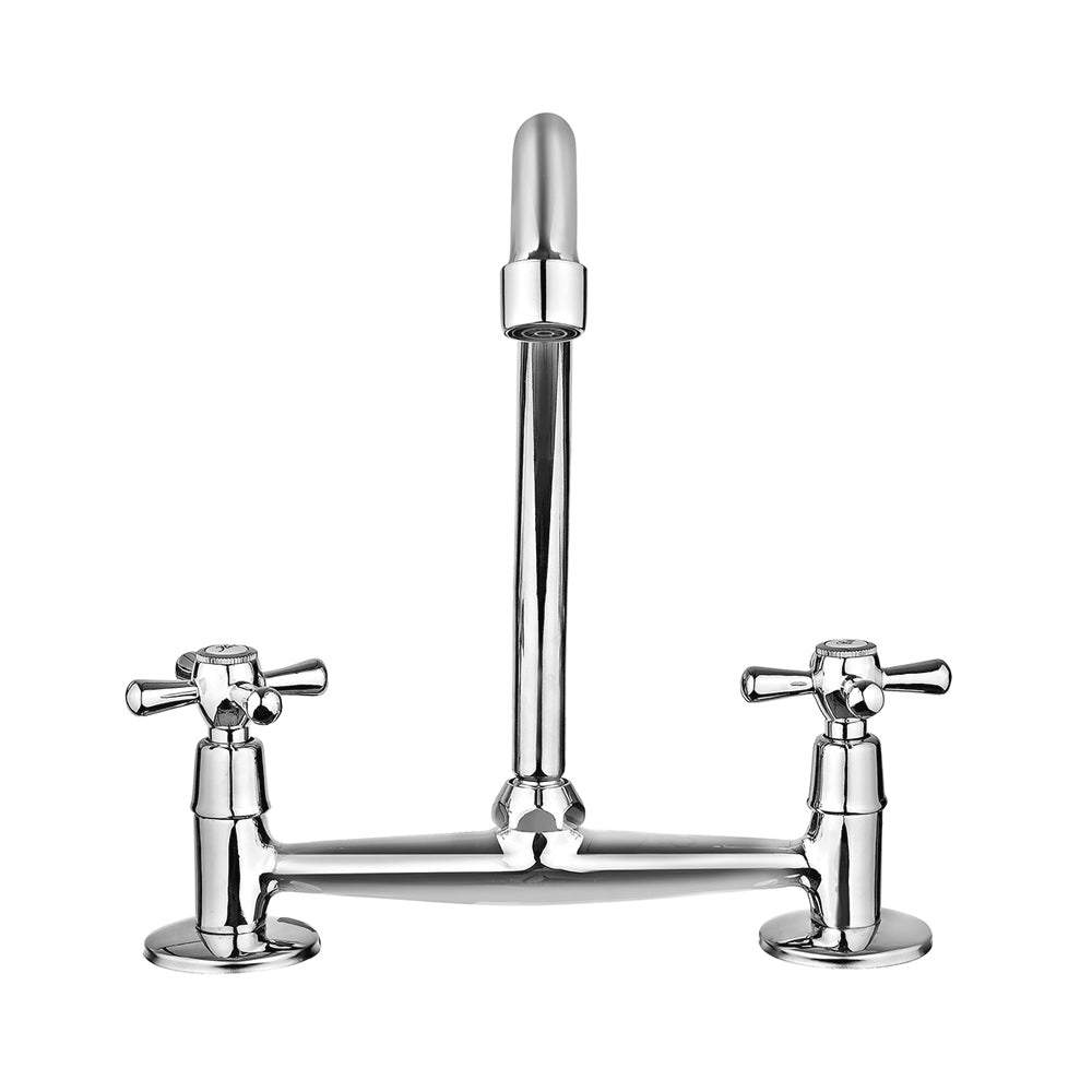Combinación Lavaplatos 8" Mossini Cruz Cromo