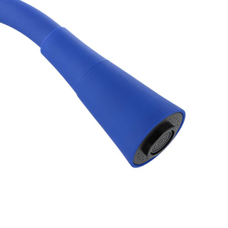 Monomando Lavaplatos Flexible Oregon Flex Duo Cromo/Azul