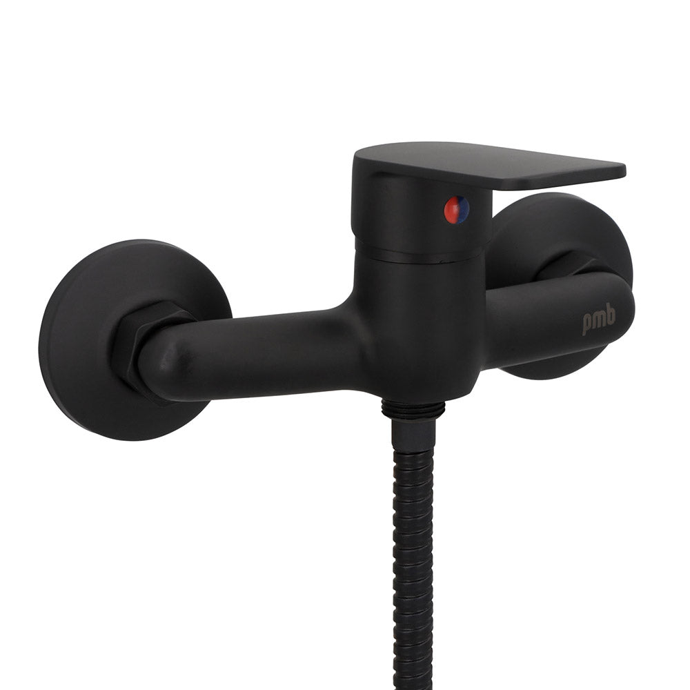 Monomando Ducha Queens Negro Mate