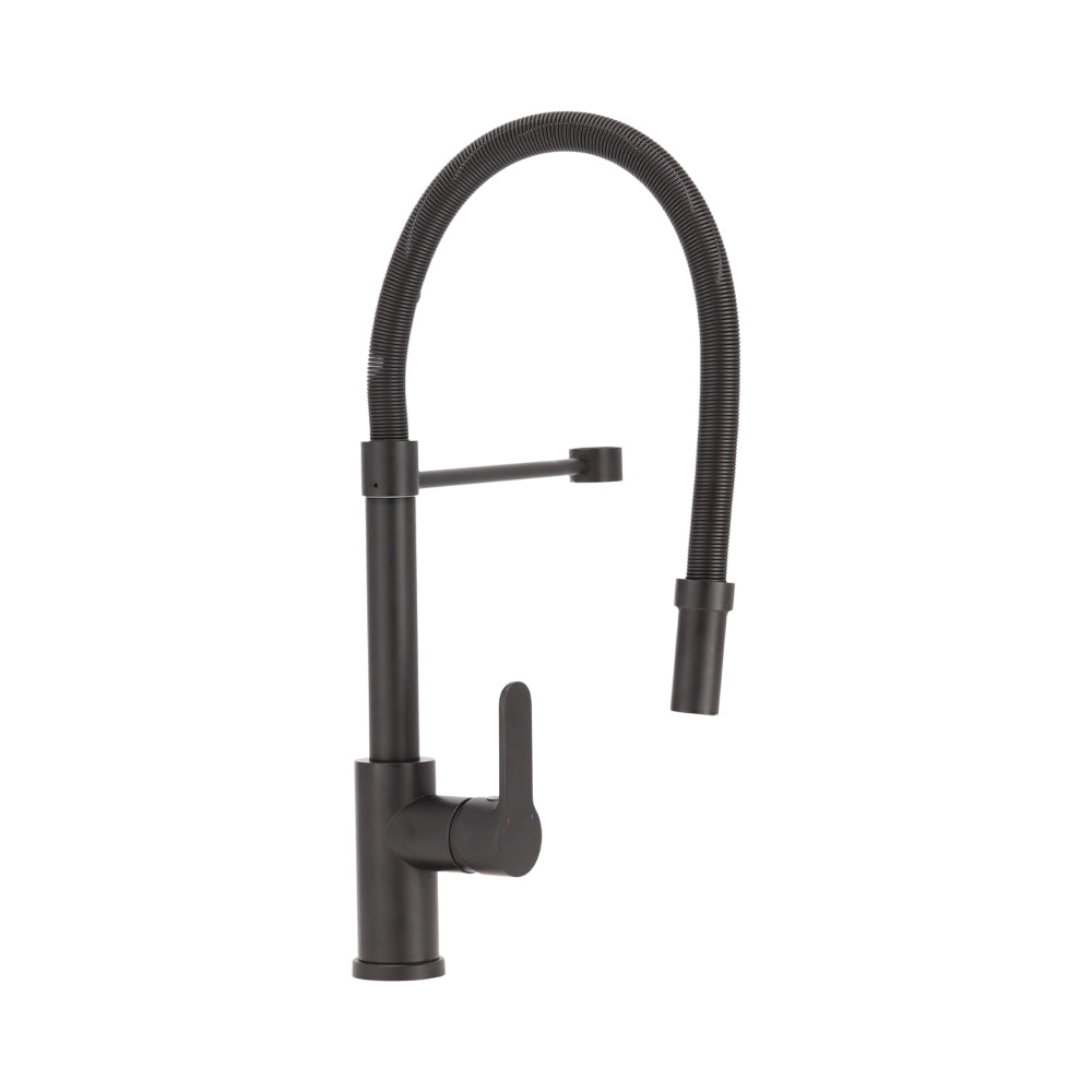 Monomando Lavaplatos Flexible Arsoli Negro Mate