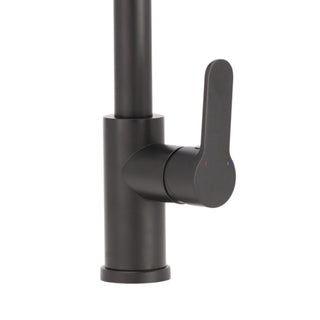 Monomando Lavaplatos Flexible Arsoli Negro Mate
