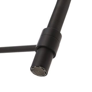 Monomando Lavaplatos Flexible Arsoli Negro Mate