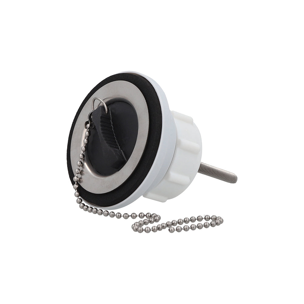 Desague Lavamanos Universal PP 1 1/4&quot; con Rejilla y Tapón