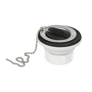 Desague Lavamanos Universal PP 1 1/4" con Rejilla y Tapón