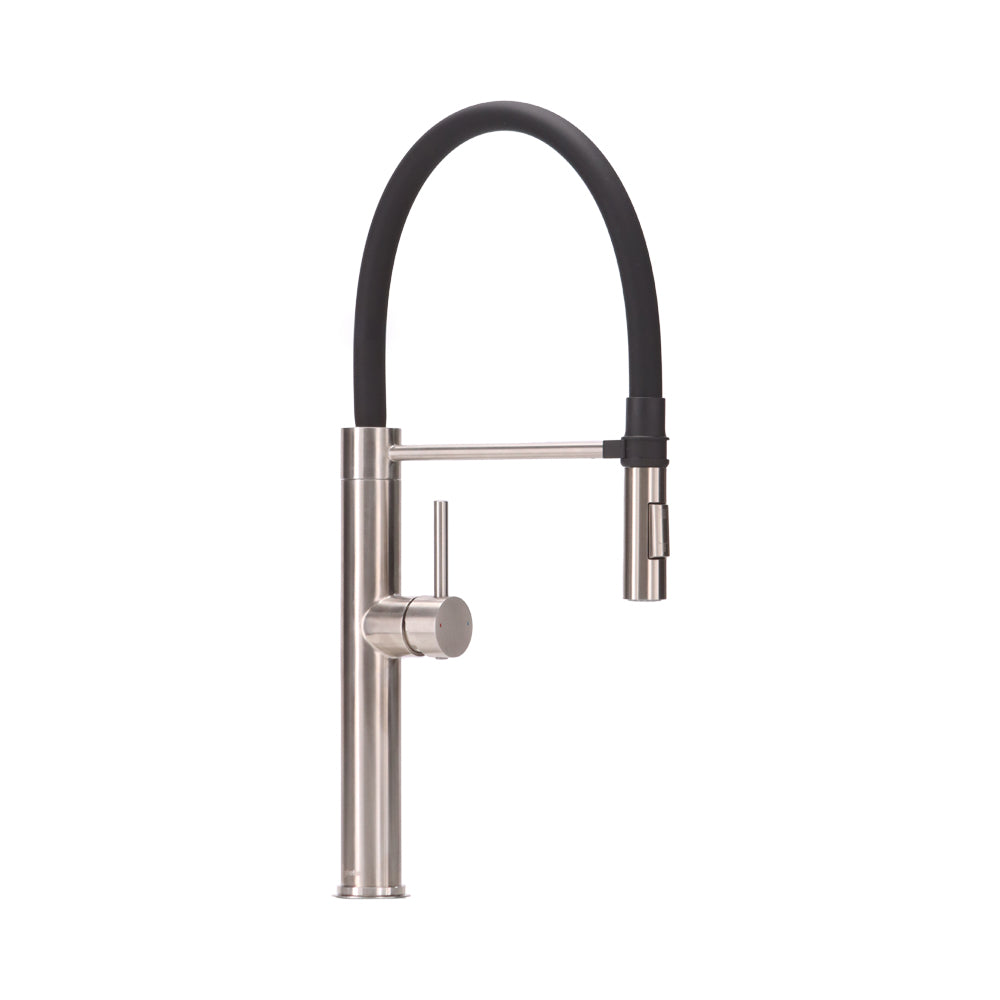Monomando Lavaplatos Flexible Viadana Inox Satinado