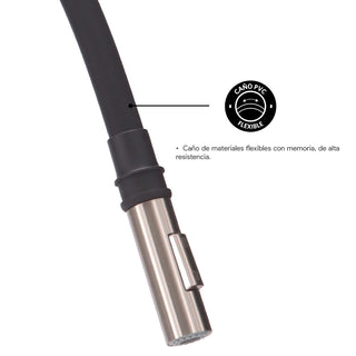 Monomando Lavaplatos Flexible Viadana Inox Satinado