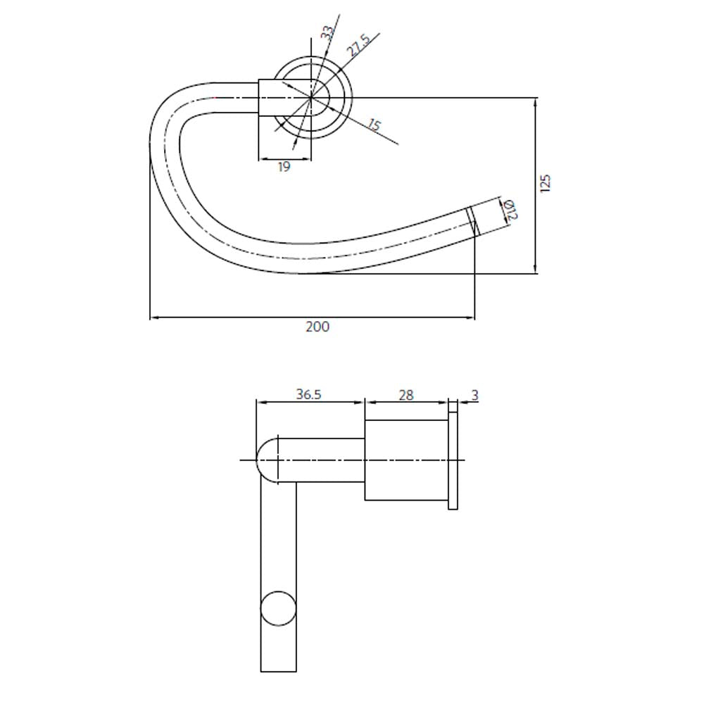 Percha Toalla Stella