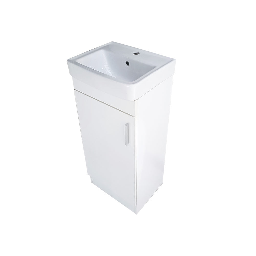 Mueble Vanitorio Claire Blanco + Cubierta 40x86x33 cm