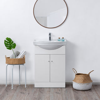 Mueble Vanitorio Marie Blanco + Cubierta 60x43x30 cm