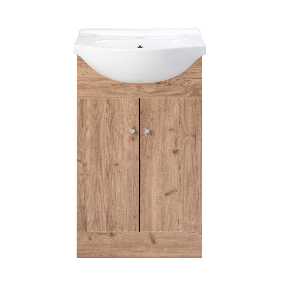 Mueble Vanitorio Marie Rústico + Cubierta 60x43x30 cm
