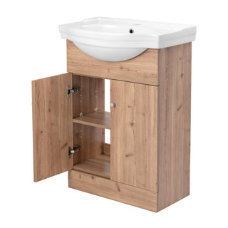Mueble Vanitorio Marie Rustico + Cubierta 43x50x30 cm