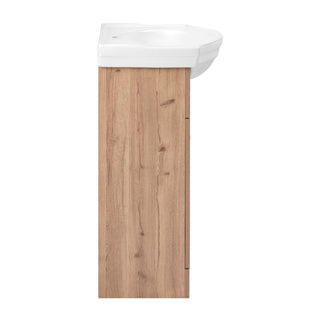Mueble Vanitorio Marie Rústico + Cubierta 60x43x30 cm