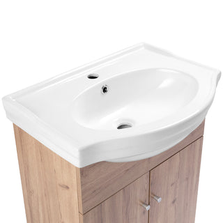 Mueble Vanitorio Marie Rustico + Cubierta 43x50x30 cm