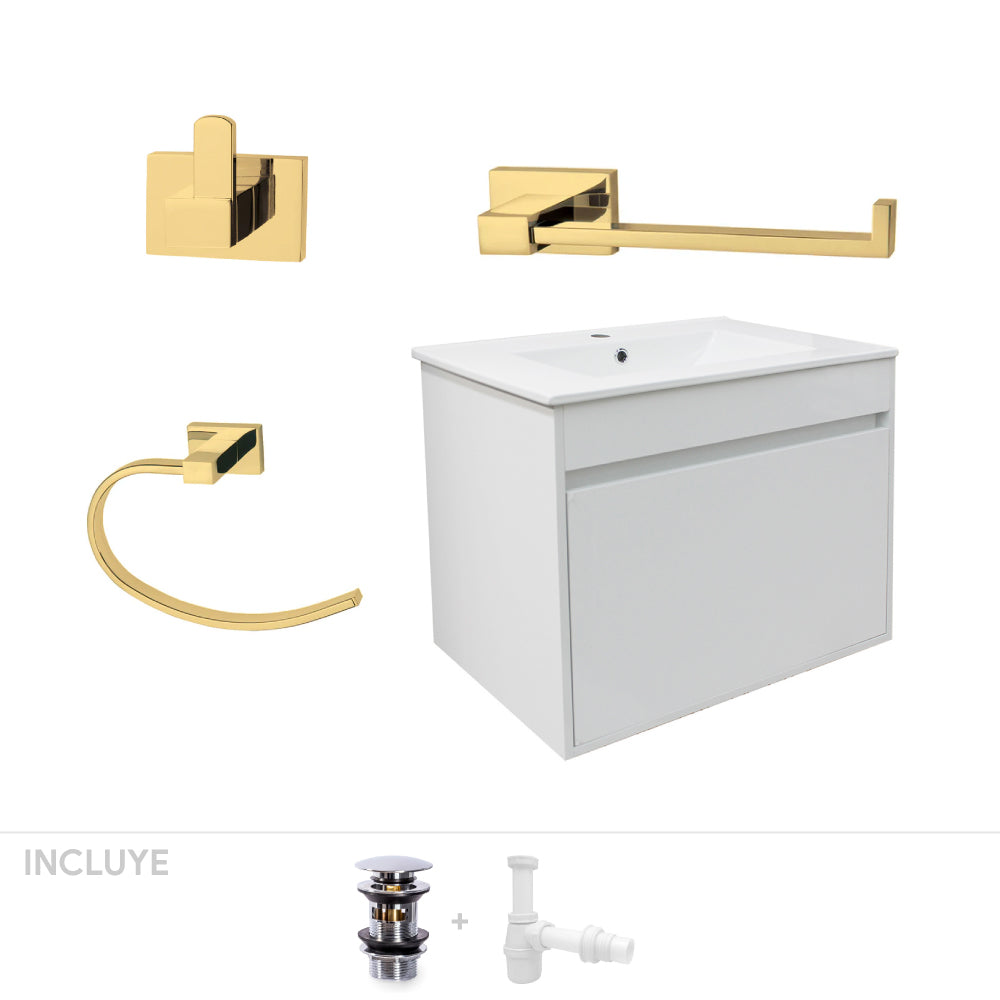 Pack Baño Zamora | Mueble + Accesorios