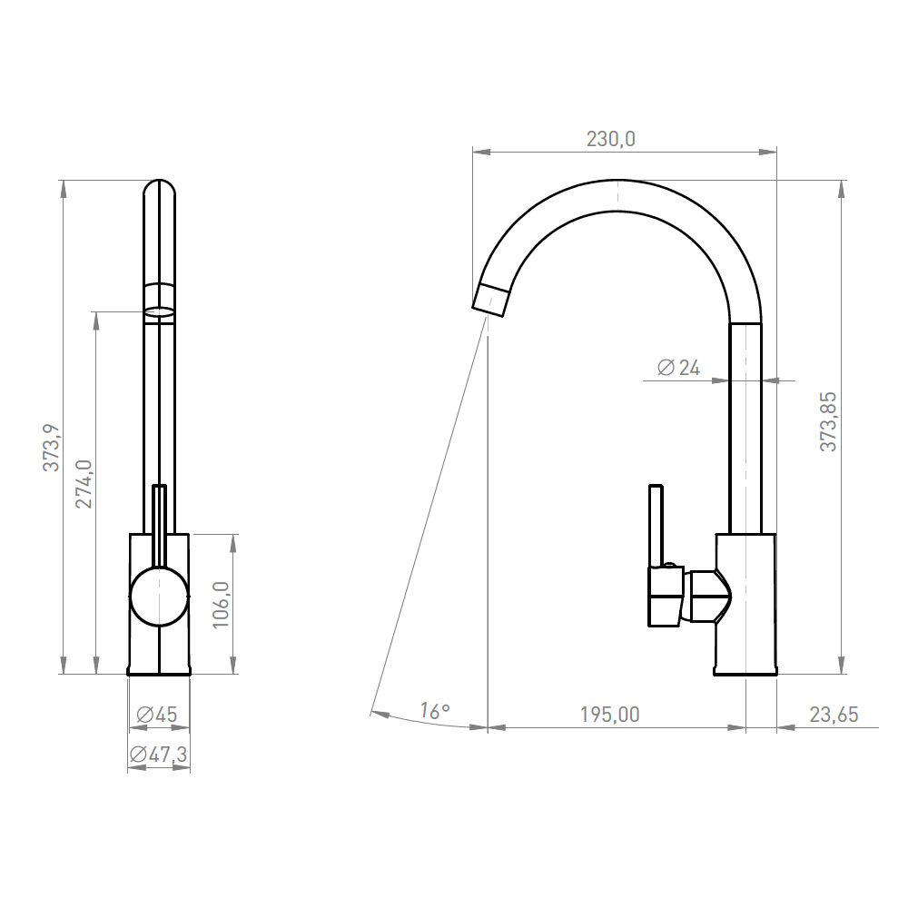 Monomando Lavaplatos Oregon Cromo
