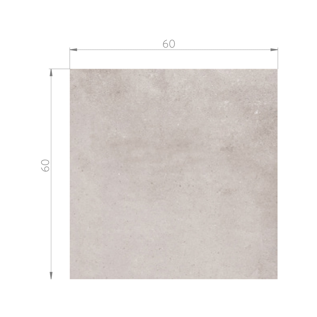 Gres - Central Grigio Matt 60x60 Rectificado