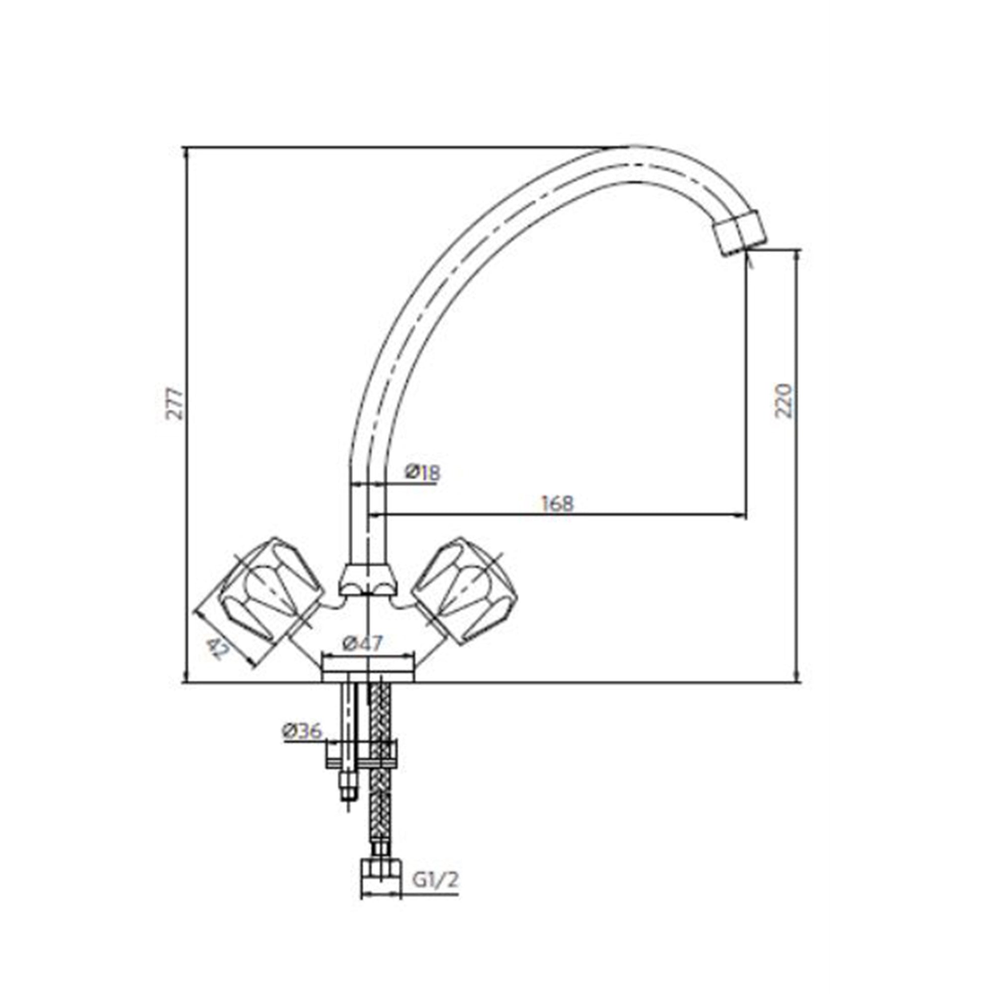 Monoblock Lavaplatos Mossini Metal Cromo