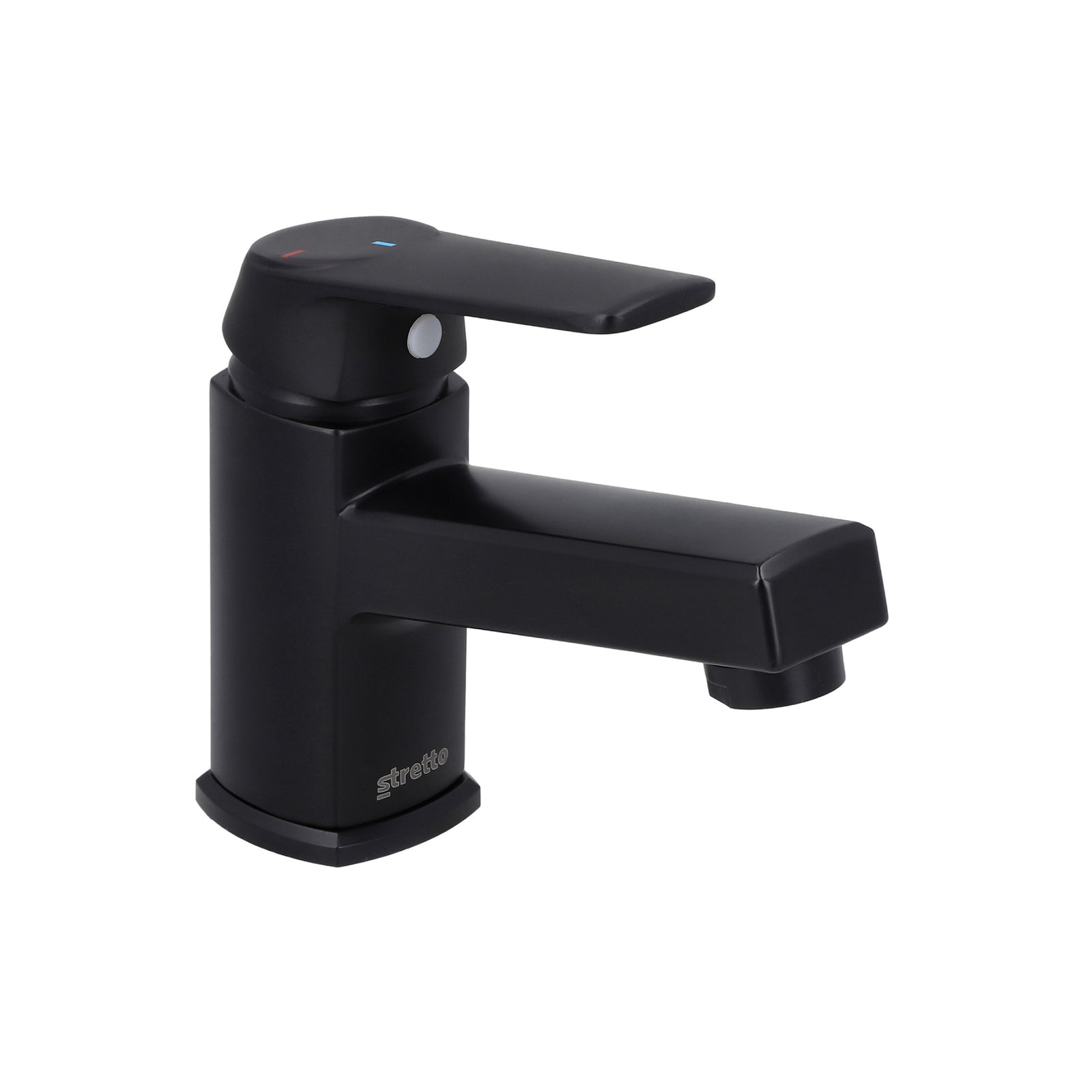 Monomando Lavamanos Módena Eco Negro Mate