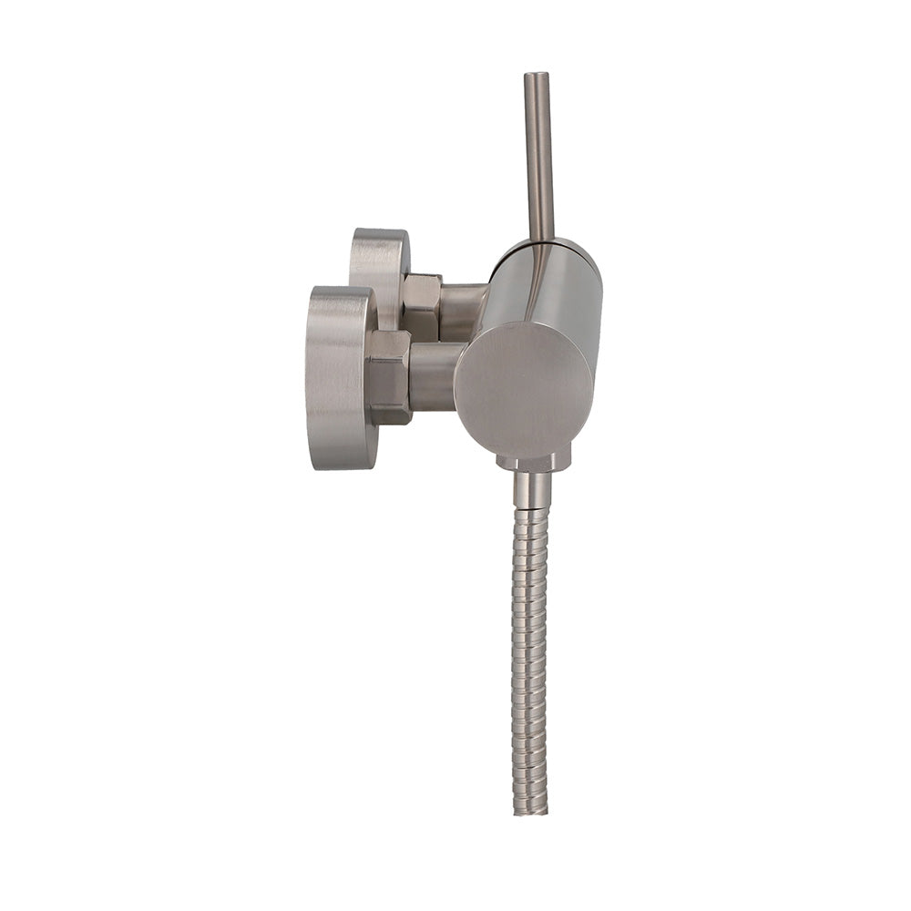 Monomando Ducha Veroli Inox Satinado