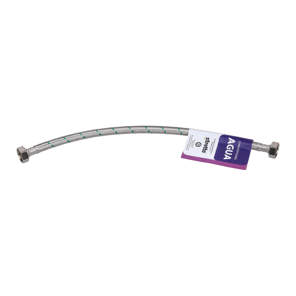 Flexible para Agua Metálico Hi-Hi 1/2 40cm