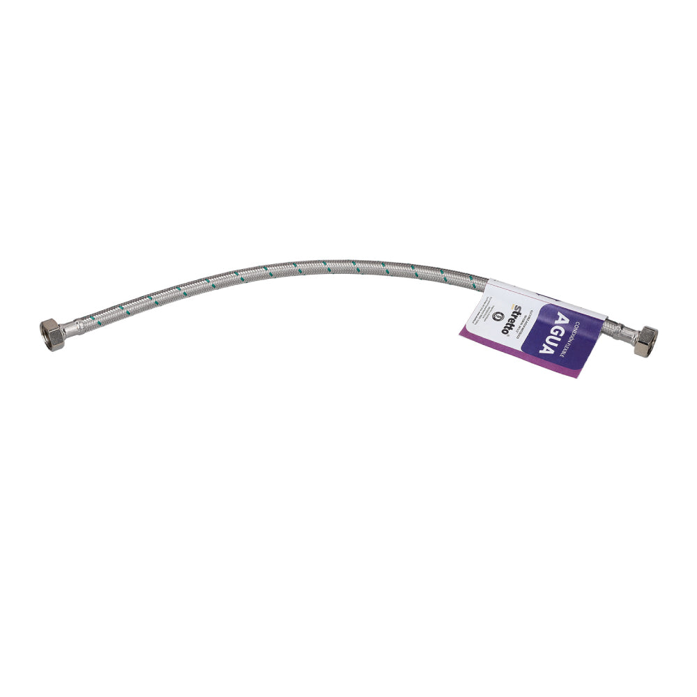 Flexible para Agua Metálico Hi-Hi 1/2 50cm