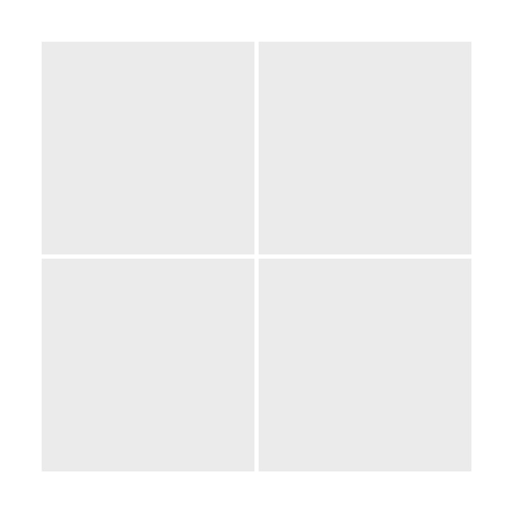 Cerámica Piso - White Mate Mate 50x50