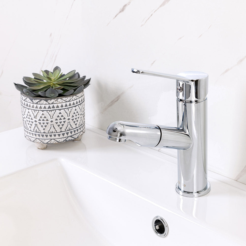 Monomando Lavamanos Extraible Brescia Cromo