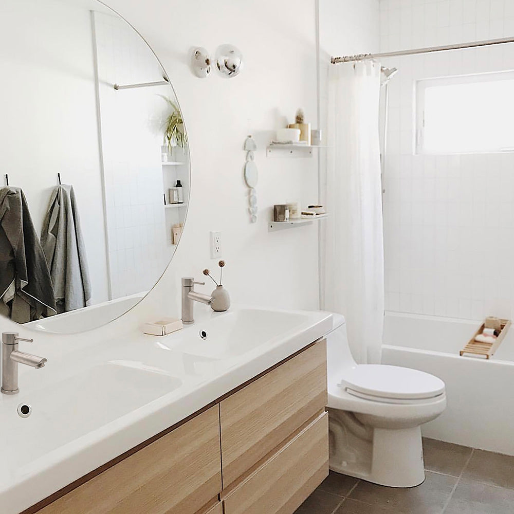 Monomando Lavamanos Fiorenzo Inox Satinado