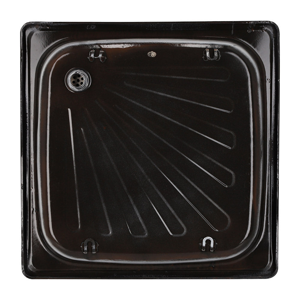 Receptáculo de acero esmaltado 15 cm Atenas sin Desagüe