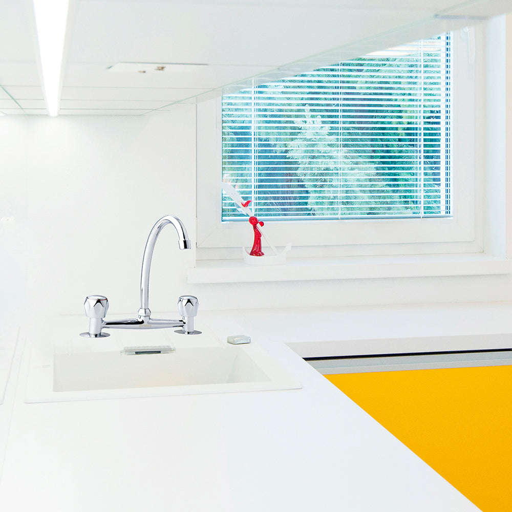 Combinación Lavaplatos 8" Mossini Metal Cromo