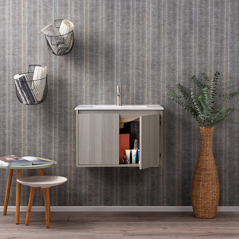 Mueble Vanitorio Amélie Albayalde + Cubierta 80x46x45 cm