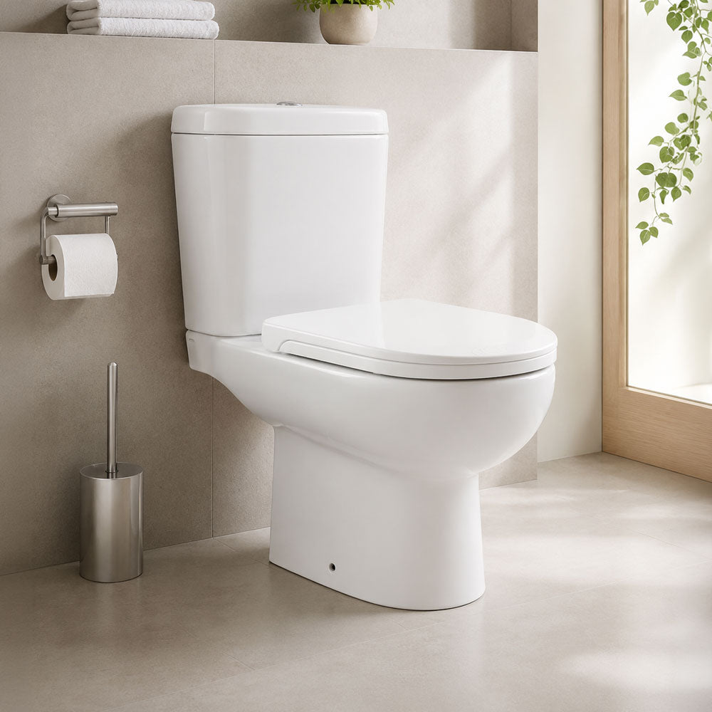 Sanitario WC Two Piece New Ares - Descarga a Piso (Vertical)
