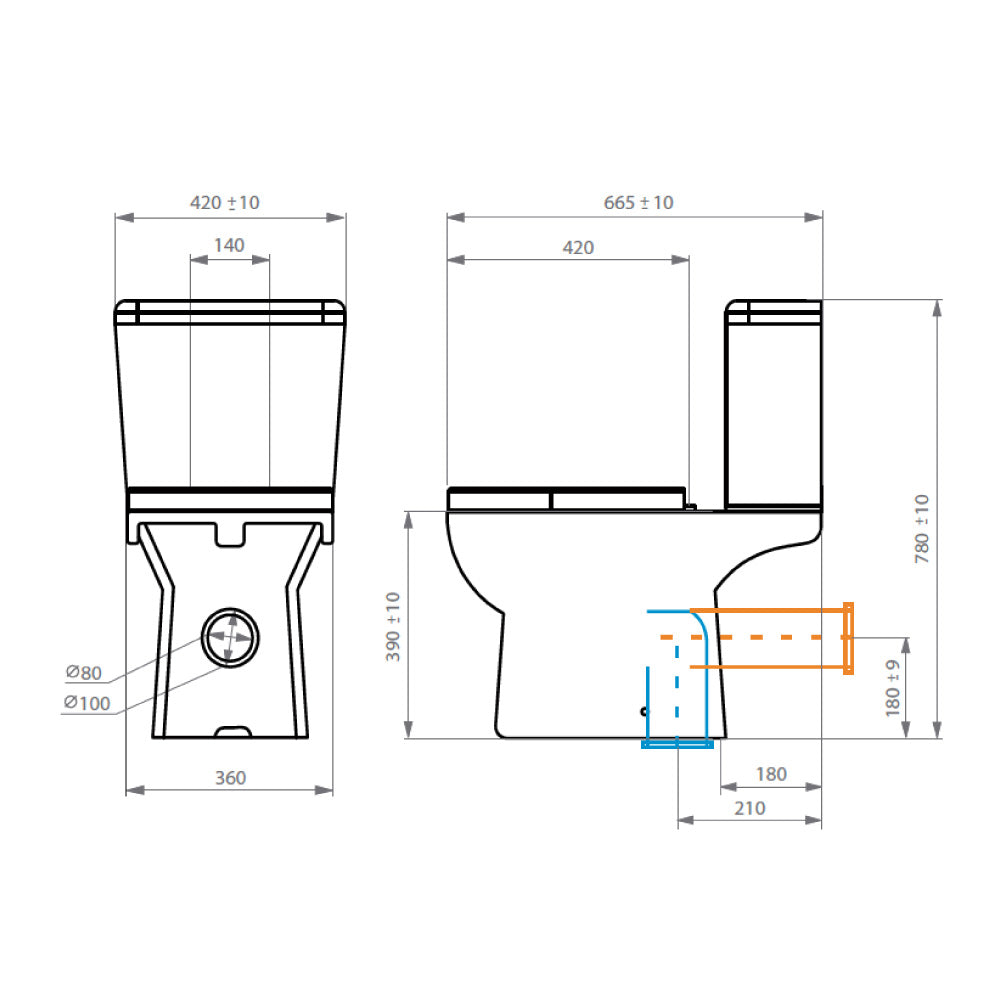 Sanitario WC Completo - New Ares