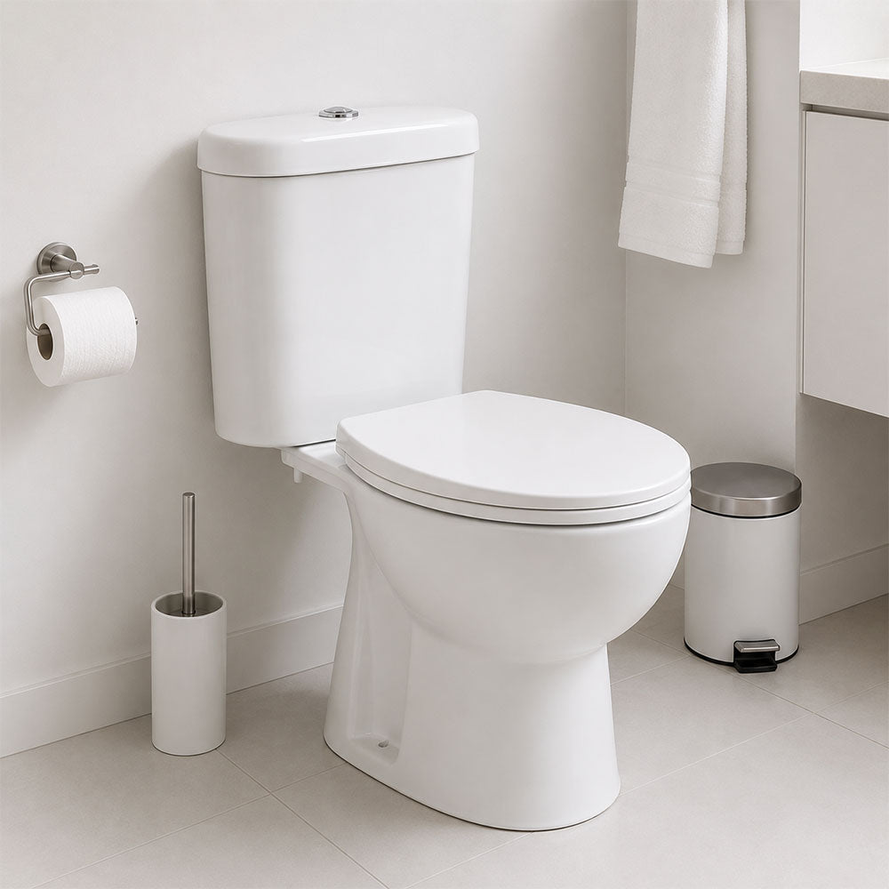 Sanitario Wc Two Piece Aura Plus - Descarga Piso 30 cm (Vertical)