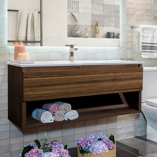 Mueble Vanitorio Completo 60 x 46 cm Belle Roble