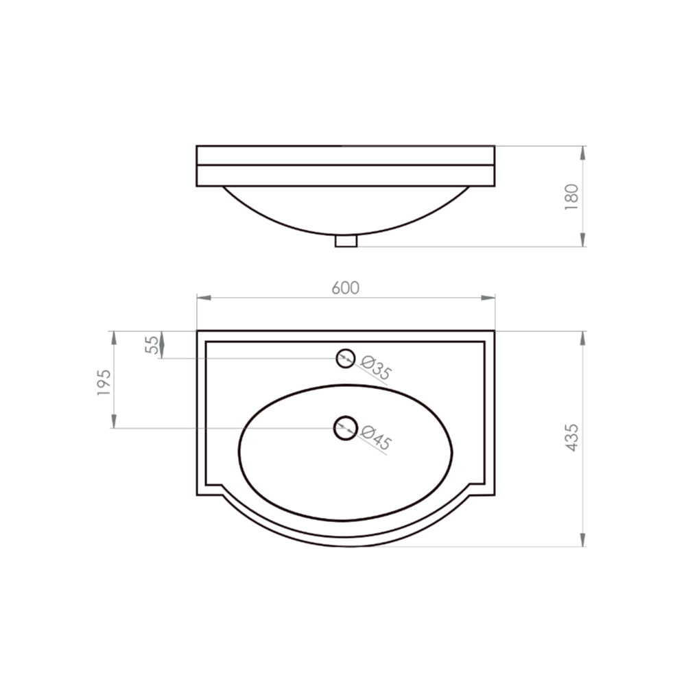 Mueble de Baño Completo Marie Blanco