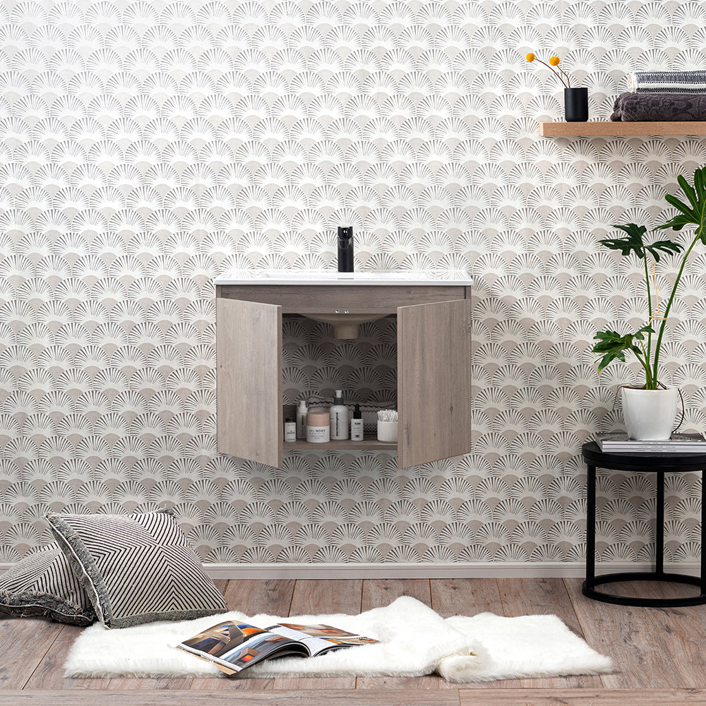 Mueble Vanitorio Ermes Lenga + Cubierta 60x46x50 cm